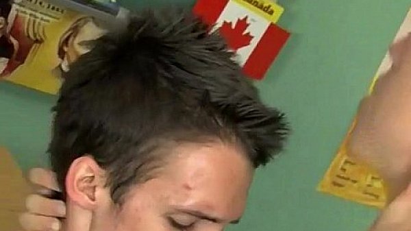 Skinny schoolboys bare fucking