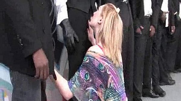 Blonde Takes Care of Blacks