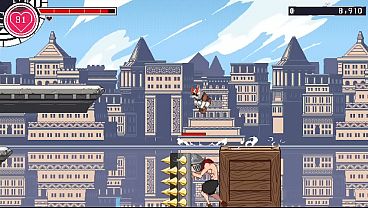 Chico de ciudad juega con una morena que detiene una conquista  