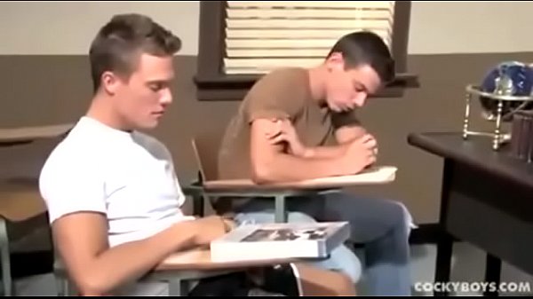 Hot Guys Fuck In a Classroom