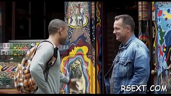 Perverted hottie rides a hard pole