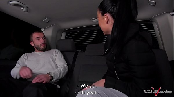 Takevan Gas station window cleaner quit job for fuck with stranger in van