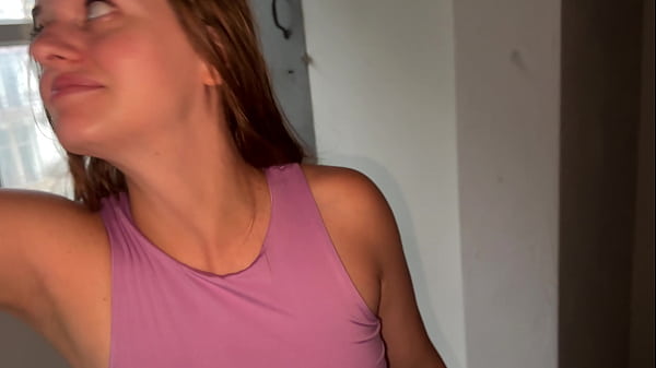 An excited neighbor met me at the ENTRANCE