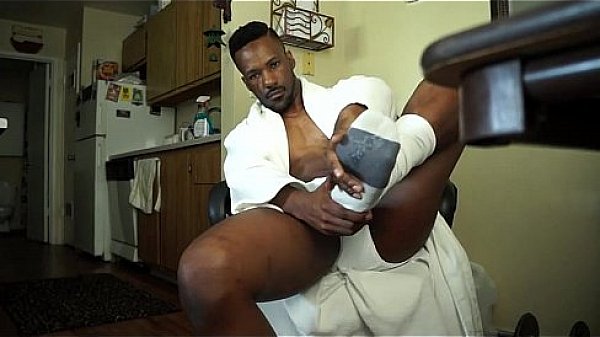 Jerkin it in my robe, briefs, and soccer sox