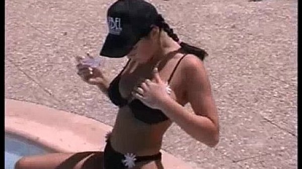 Two Porn Stars At The Pool