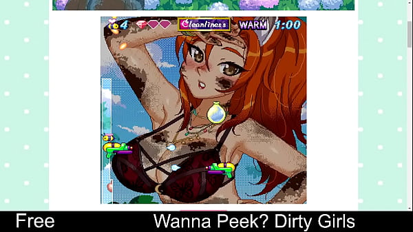Wanna Peek? Dirty Girls (free game itchio) Xonix, 2D, Adult, boobs, Cute, Eroge, Erotic, Hentai, NSFW, Pixel Art, Porn