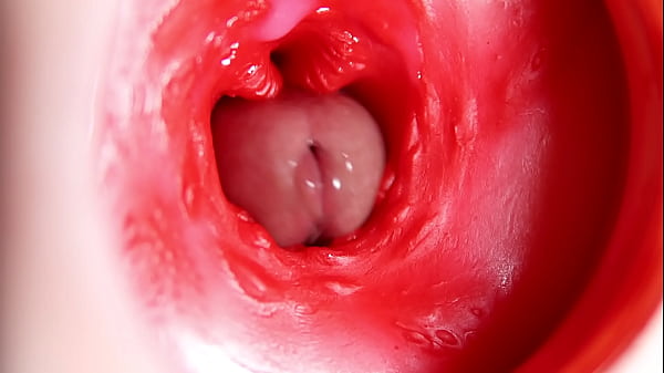 This beautiful pussy is pulsating and squeezing my cock! Camera inside the hole!