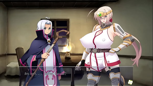 Horny Heroine Ingrid Ep 2 - Playing with her huge tits