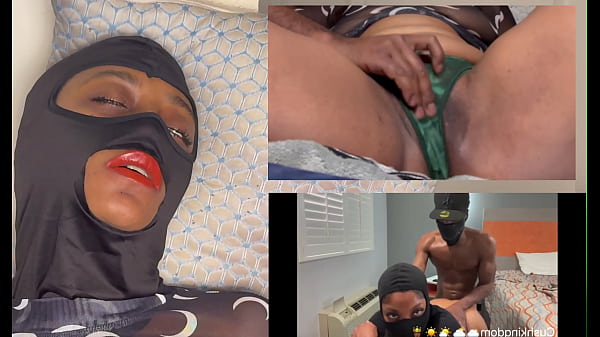 Ebony reaction squirt while watchin xvideos eye rolling orgasm  