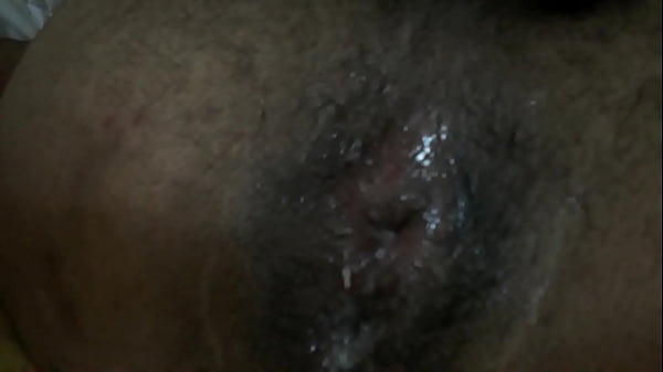 Gaping my ass big dildo 