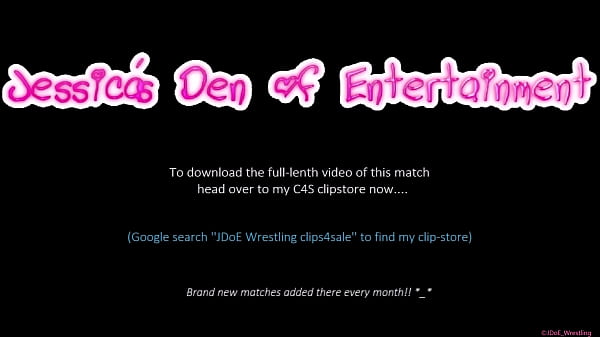 Bra & Panties Match (Wrestling) - Loser gets Diapered!  