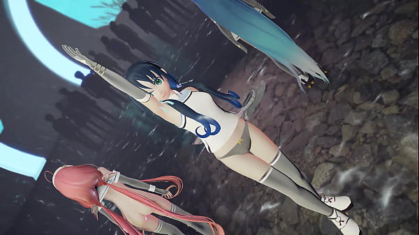 Kancolle Girls Naked Show - MMD by DiAnon  