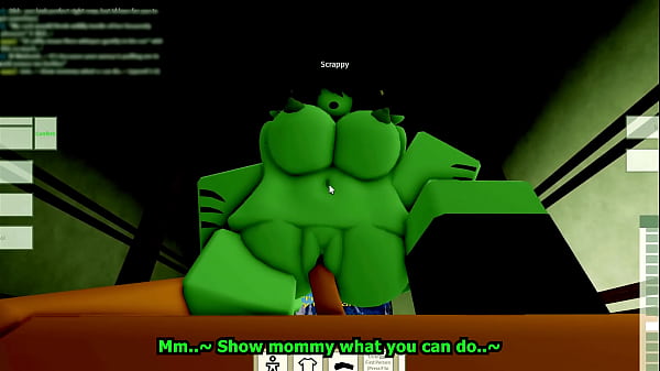 Goblin girl pounded in roblox