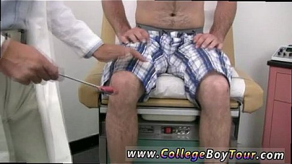 Doctor check on guy naked gay I had Perry sit on the exam table and