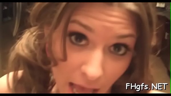 Wonderful brunette sweetheart Victoria blowing meat rocket well  