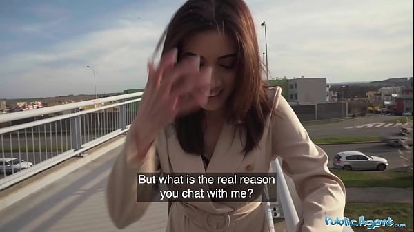 Public Agent - Hot babe with brown hair takes a fat cock in her sweet pussy  