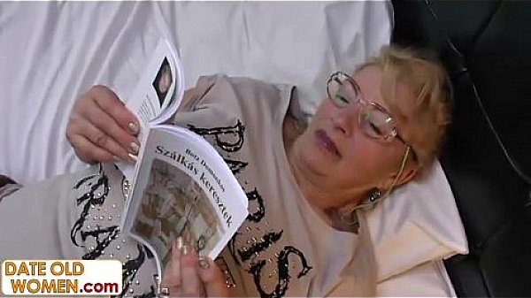 Old grandmother blonde pussy hair