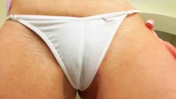 All Internal Blonde's pussy is fucked. Cum oozes out of her pussy  