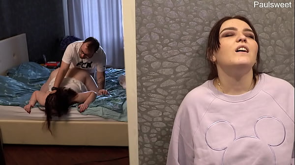 Wife peeps as I fuck her friend