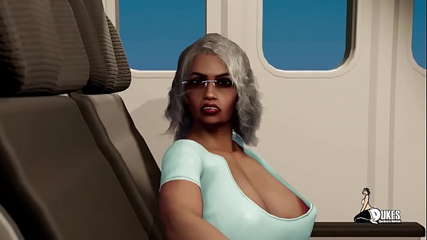 Things get nasty with Ms. Jiggles on her flight flight