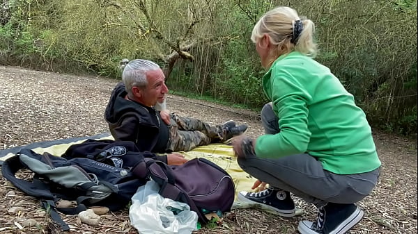 BLOWJOB IN NATURE WITH MY STEPSISTER