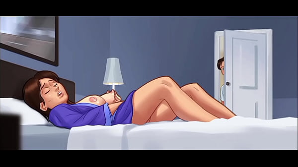 Juego de verano me pillan espiando a mi madrastra