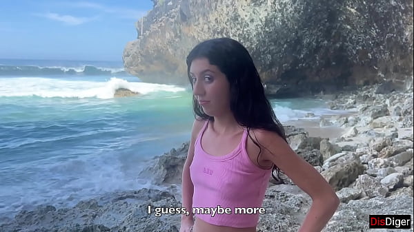 Stuck with a stranger on a desert island and started fucking to not waste time - Creampie