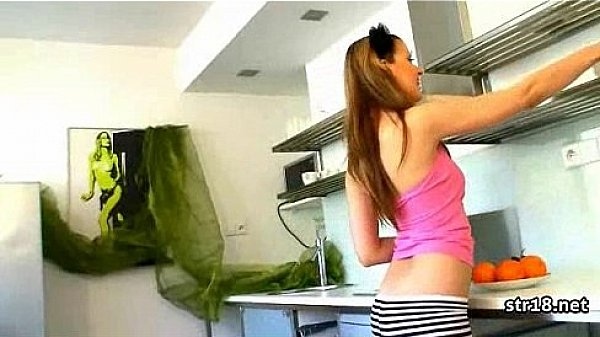 Horny hot teen is fucked hard