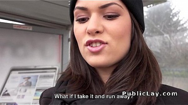 Busty Hungarian amateur fucks for cash