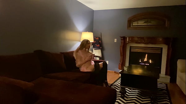 Trans Woman Smokes Cigar While Masturbating