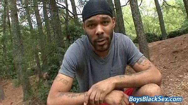Blacks On Boys - Gay Bareback Hardcore Fuck Video 14 