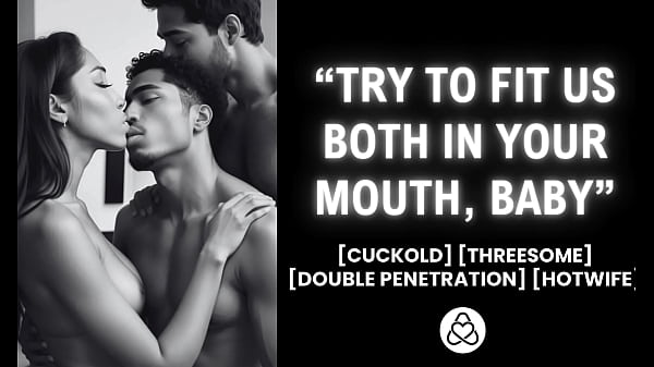 My perfect husband lets me fuck another | Double penetration | Amateur couple | GILF threesome 