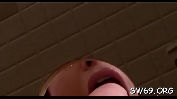 Chick cums hard on toy