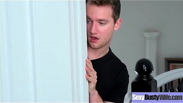 (Jessica Jaymes) Naughty Horny Slut Housewife Love Intercorse On Cam clip-16