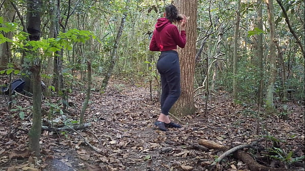 I met a stranger while I was naked in the woods.