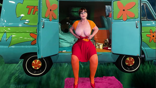 Mature Scooby Doo Velma cosplay blowjob