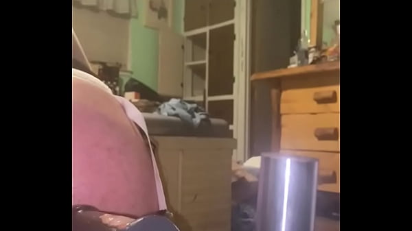 F machine in cross dress  