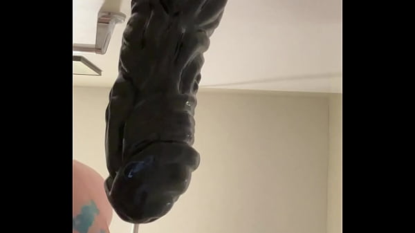 Huge Creature Dildo in Ass  