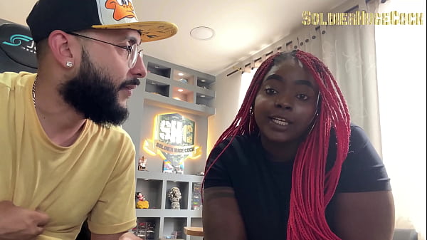 A little interview and fuck with a black girl - Kimberlin Do Santos - SoldierHugeCock