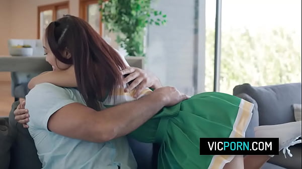 Naughty babe gets assfucked by perv stepfather