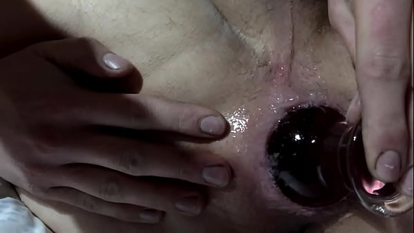 Ruining ass with buttplug