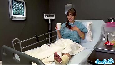 Hot Babe Lexi Luna Masturbates to pass the time while in the hospital.