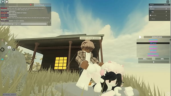 Roblox cute little slut gets dicked hard 