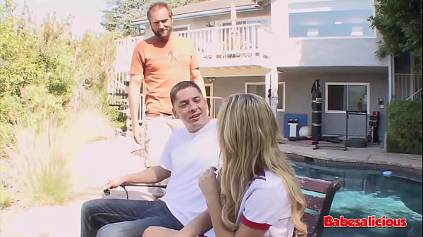 Babesalicious - Big Tits Babe Take 2 Nice Cock Outdoor