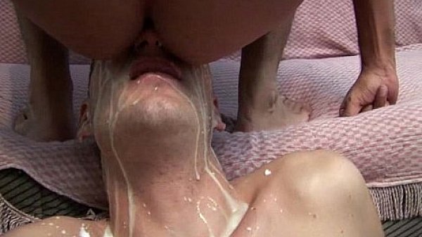 Intense bareback anal fucking by horny gay men 