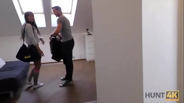 HUNT4K. Angella Christin has sex for money to pay for a night in hotel room 