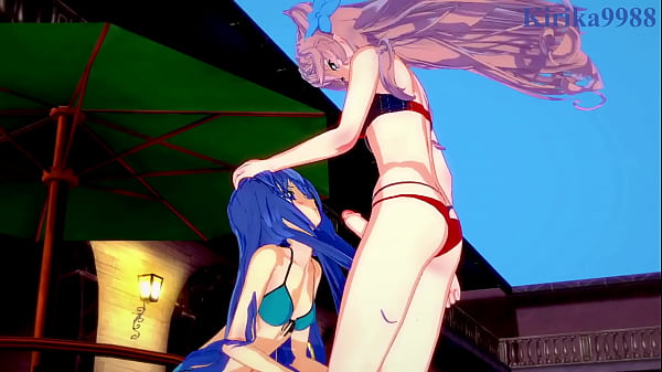 Tsubasa Kazanari and Maria Cadenzavna Eve intense futanari sex. - Symphogear Hentai