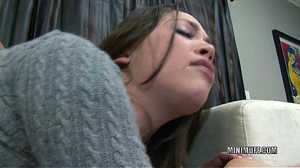 Tiny tart Kristina Rose in a short skirt and taking dick