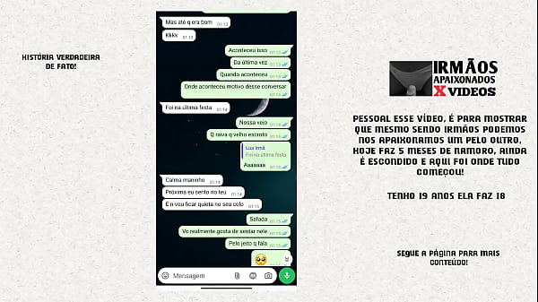 Conversas de Whatsapp entre irm&atilde;os