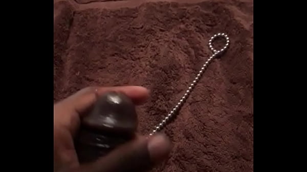 Deep Prostate Sounding My Black Cock  